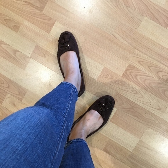 Cole Haan Brown Suede Loafers Tassels Classic Academia Fall Preppy Okd Money - Picture 6 of 10